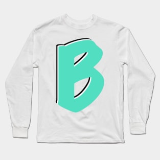 Letter B Long Sleeve T-Shirt